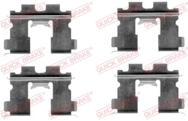 QUICK BRAKE 109-1163 Accessory Kit, disc brake pad