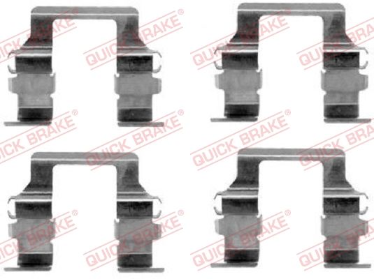 QUICK BRAKE 109-1164 Accessory Kit, disc brake pad