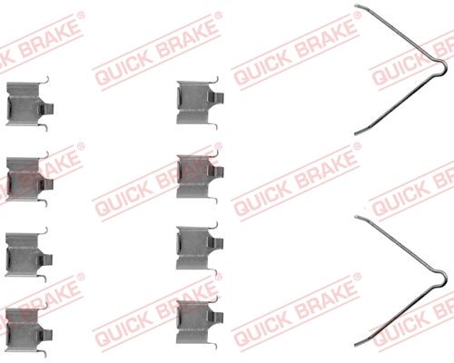 QUICK BRAKE 109-1166 Accessory Kit, disc brake pad