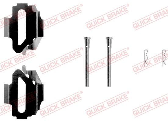 QUICK BRAKE 109-1168 Accessory Kit, disc brake pad