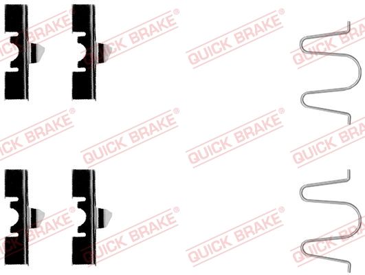 QUICK BRAKE 109-1170 Accessory Kit, disc brake pad