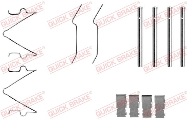 QUICK BRAKE 109-1173 Accessory Kit, disc brake pad