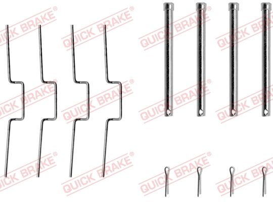 QUICK BRAKE 109-1176 Accessory Kit, disc brake pad
