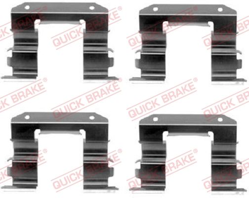 QUICK BRAKE 109-1182 Accessory Kit, disc brake pad
