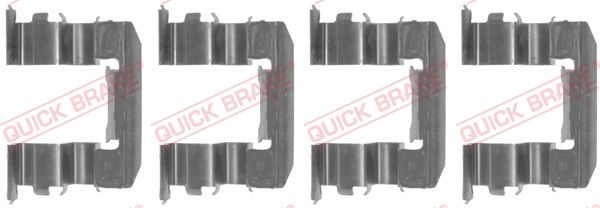 QUICK BRAKE 109-1184 Accessory Kit, disc brake pad