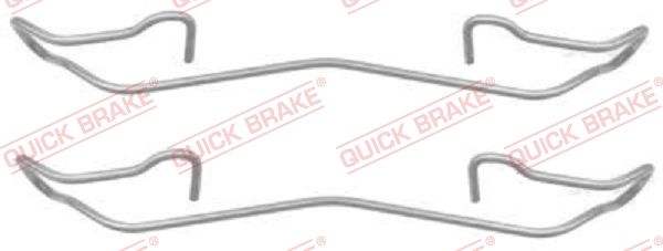 QUICK BRAKE 109-1187 Accessory Kit, disc brake pad
