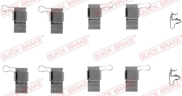 QUICK BRAKE 109-1193 Accessory Kit, disc brake pad