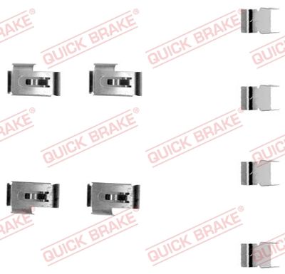 Accessory Kit, disc brake pad QUICK BRAKE 109-1198