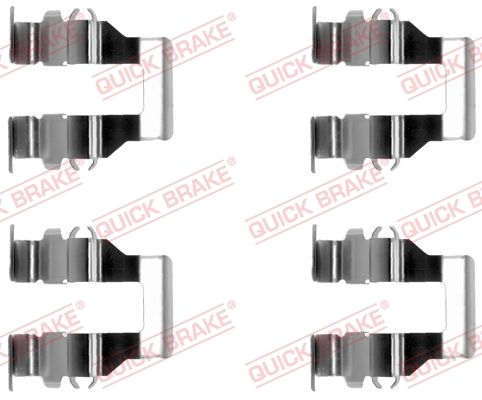 QUICK BRAKE 109-1199 Accessory Kit, disc brake pad