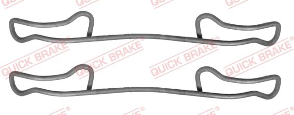 QUICK BRAKE 109-1200 Accessory Kit, disc brake pad