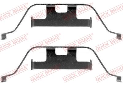 Accessory Kit, disc brake pad QUICK BRAKE 109-1201