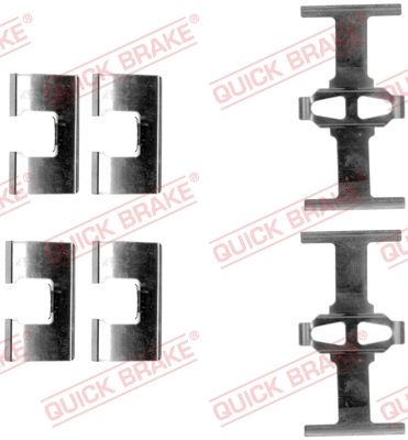 Accessory Kit, disc brake pad QUICK BRAKE 109-1203