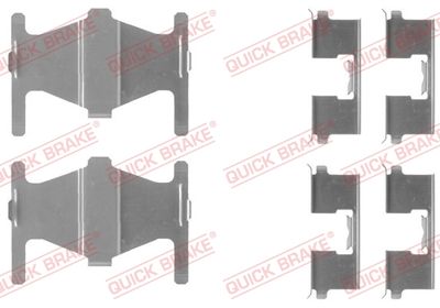 Accessory Kit, disc brake pad QUICK BRAKE 109-1204