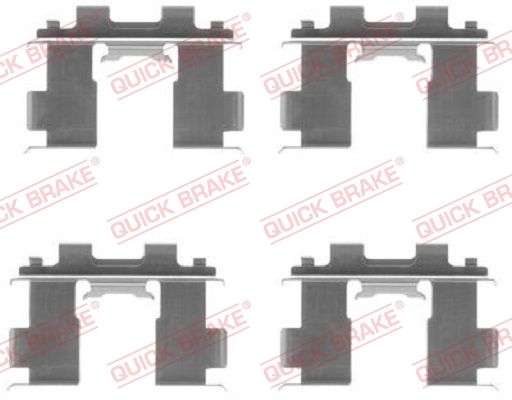 QUICK BRAKE 109-1205 Accessory Kit, disc brake pad