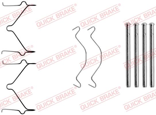 QUICK BRAKE 109-1209 Accessory Kit, disc brake pad