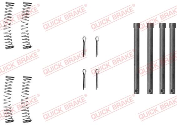 QUICK BRAKE 109-1210 Accessory Kit, disc brake pad