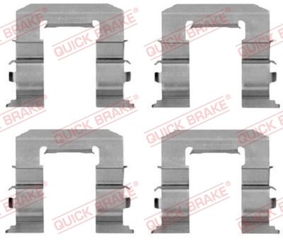 Accessory Kit, disc brake pad QUICK BRAKE 109-1212