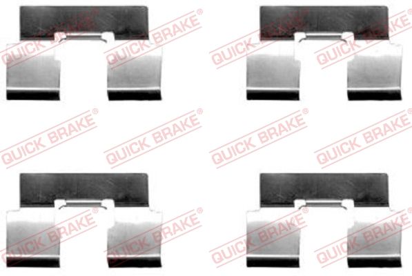 QUICK BRAKE 109-1214 Accessory Kit, disc brake pad