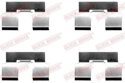 Accessory Kit, disc brake pad QUICK BRAKE 109-1214