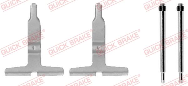 QUICK BRAKE 109-1217 Accessory Kit, disc brake pad
