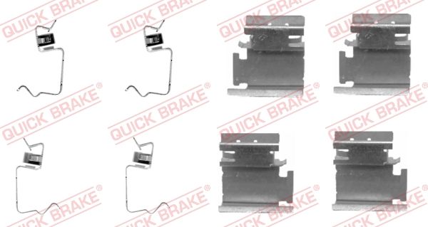 QUICK BRAKE 109-1218 Accessory Kit, disc brake pad