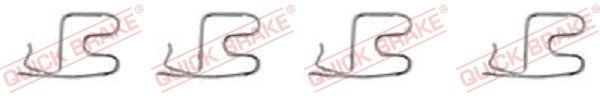 QUICK BRAKE 109-1219 Accessory Kit, disc brake pad