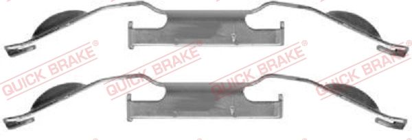 QUICK BRAKE 109-1221 Accessory Kit, disc brake pad
