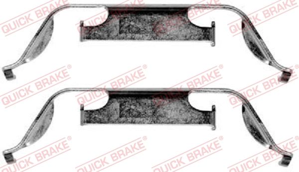 QUICK BRAKE 109-1222 Accessory Kit, disc brake pad