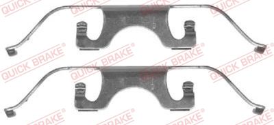 Accessory Kit, disc brake pad QUICK BRAKE 109-1224