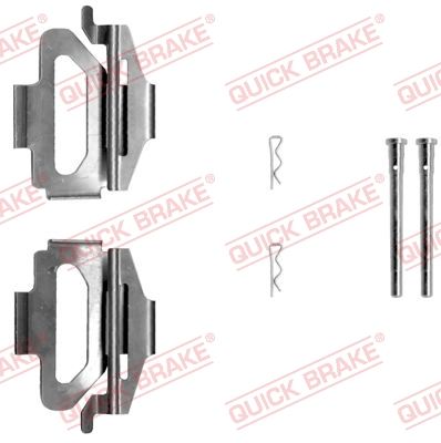 QUICK BRAKE 109-1225 Accessory Kit, disc brake pad