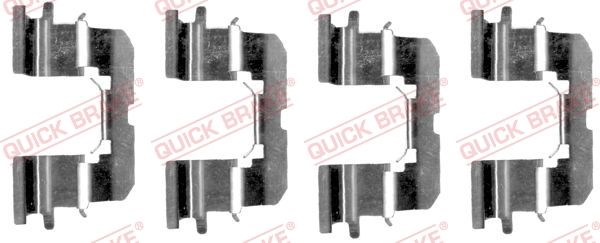 QUICK BRAKE 109-1227 Accessory Kit, disc brake pad