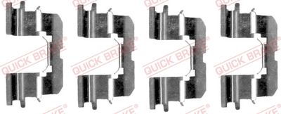 Accessory Kit, disc brake pad QUICK BRAKE 109-1227