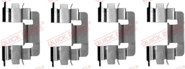 QUICK BRAKE 109-1229 Accessory Kit, disc brake pad