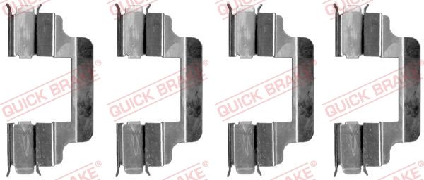 QUICK BRAKE 109-1230 Accessory Kit, disc brake pad
