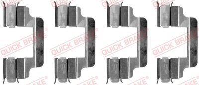 Accessory Kit, disc brake pad QUICK BRAKE 109-1230