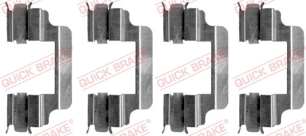 QUICK BRAKE 109-1231 Accessory Kit, disc brake pad