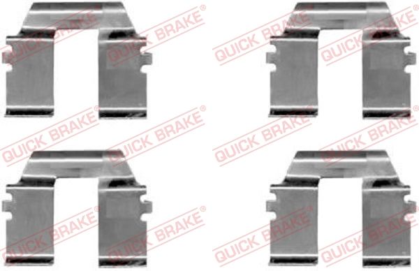 QUICK BRAKE 109-1232 Accessory Kit, disc brake pad