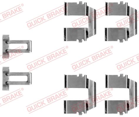 QUICK BRAKE 109-1233 Accessory Kit, disc brake pad