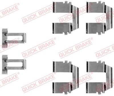 Accessory Kit, disc brake pad QUICK BRAKE 109-1233