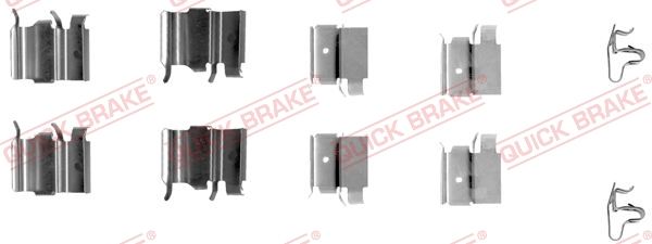 QUICK BRAKE 109-1240 Accessory Kit, disc brake pad