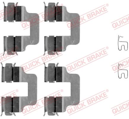 QUICK BRAKE 109-1245 Accessory Kit, disc brake pad