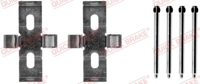 Accessory Kit, disc brake pad QUICK BRAKE 109-1248