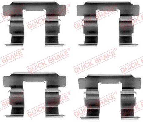 QUICK BRAKE 109-1251 Accessory Kit, disc brake pad