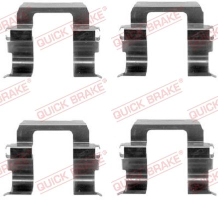 QUICK BRAKE 109-1252 Accessory Kit, disc brake pad