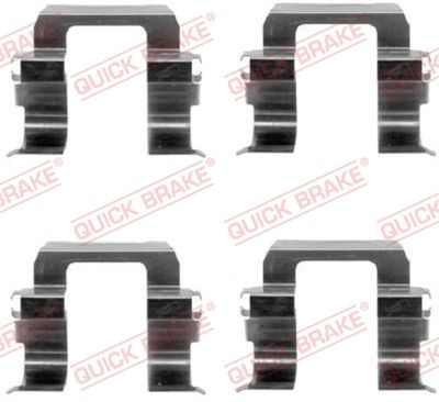 Accessory Kit, disc brake pad QUICK BRAKE 109-1252