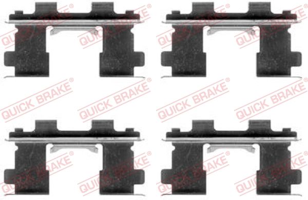 QUICK BRAKE 109-1253 Accessory Kit, disc brake pad