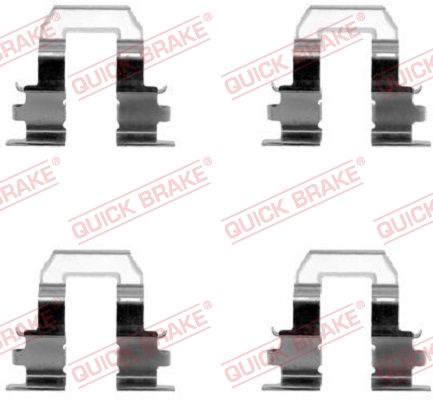 QUICK BRAKE 109-1255 Accessory Kit, disc brake pad