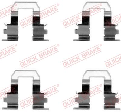 Accessory Kit, disc brake pad QUICK BRAKE 109-1255