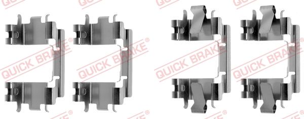 QUICK BRAKE 109-1257 Accessory Kit, disc brake pad
