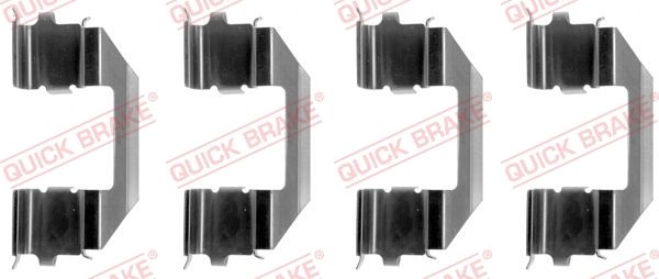 QUICK BRAKE 109-1258 Accessory Kit, disc brake pad